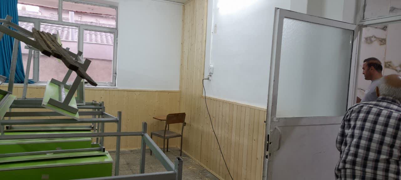 زیبا سازی کلاس 206 و راهرو منتهی به آن